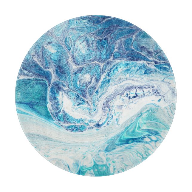 Planche À Découper Splash couleur : Acrylique Abstrait Arrière - plan (Devant)