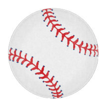 Sporty-Baseball Classique Thème Sportif Rouge & Bl