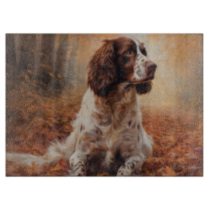 Planche À Découper Springer Spaniel à l'automne Feuilles automne Insp