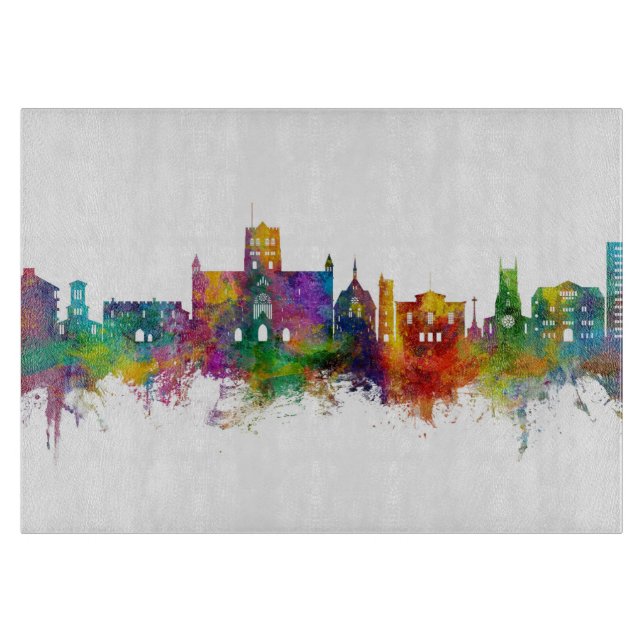 Planche À Découper St Albans England Skyline (Devant)