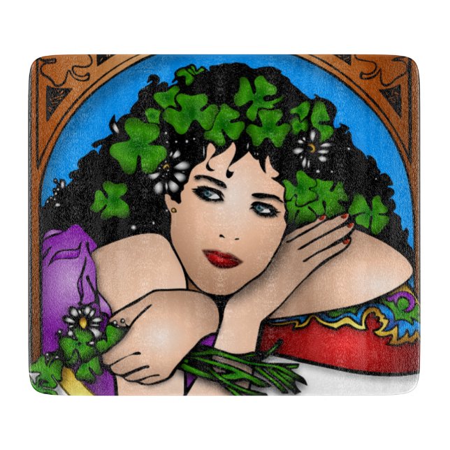 PLANCHE À DÉCOUPER ST. LA FILLE DE PATRICK (Devant)