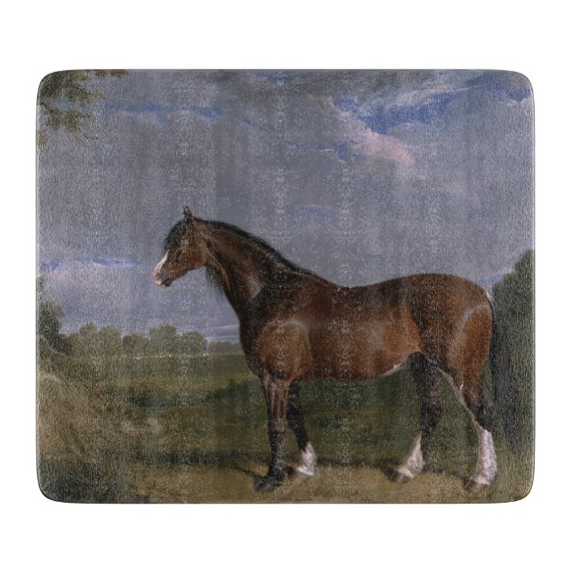 Planche À Découper Stallion de Clydesdale (Thoroughbred Horse) (Anima (Devant)