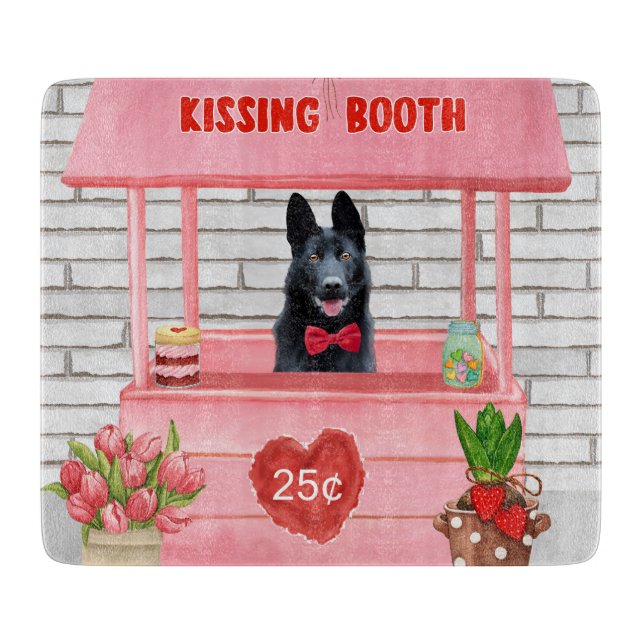 Planche À Découper Stand de baisers de la Saint-Valentin pour Berger  (Devant)