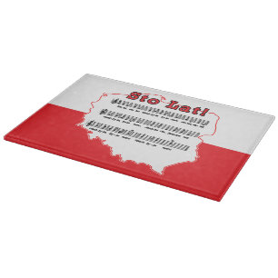 Planche À Découper Sto Lat ! Carte de la chanson polonaise