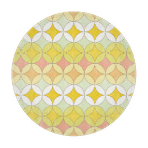 Planche À Découper Style Disco Rétro Motif sans couture