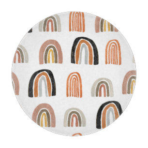 Planche À Découper Style simple Pastel Rainbow pour enfants