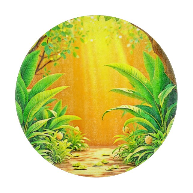 Planche À Découper Sunny Nature Path Art (Devant)