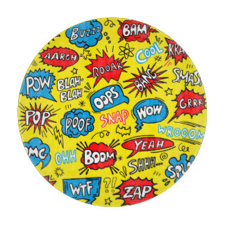 Planche À Découper Superhero Saga : Motifs comiques mignons