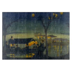 Planche À Découper Sur le hachoir de rivière