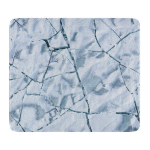 Planche À Découper Surface de glace fissurée (Style 1) Peinture à l'h