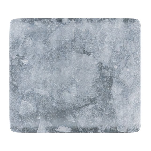 Planche À Découper Surface de glace fissurée (style 4) Peinture à l'h (Devant)