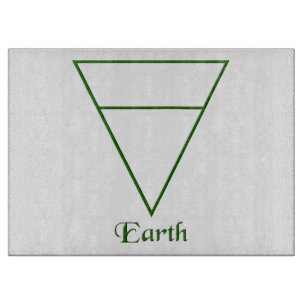 Planche À Découper Symbole de l'élément Terre de Pagan
