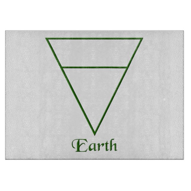 Planche À Découper Symbole de l'élément Terre de Pagan (Devant)