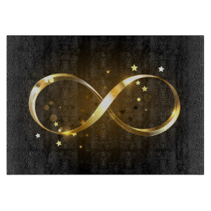 Planche À Découper Symbole d'infini doré