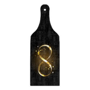 Planche À Découper Symbole d'infini doré