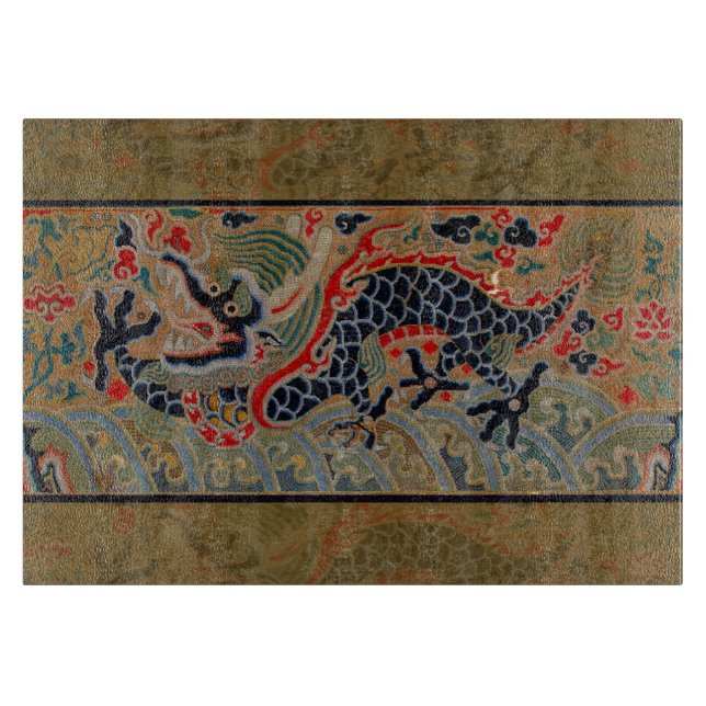 Planche À Découper Symbole dragon chinois Antique asiatique (Devant)