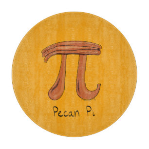Planche À Découper Symbole Pecan Pi mignon Math enseignant cadeau
