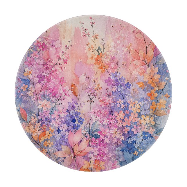 Planche À Découper Symphonie secrète des fleurs (Devant)
