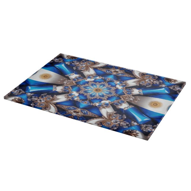 Planche À Découper Table à découper avec couleurs argentines Design (Coin)