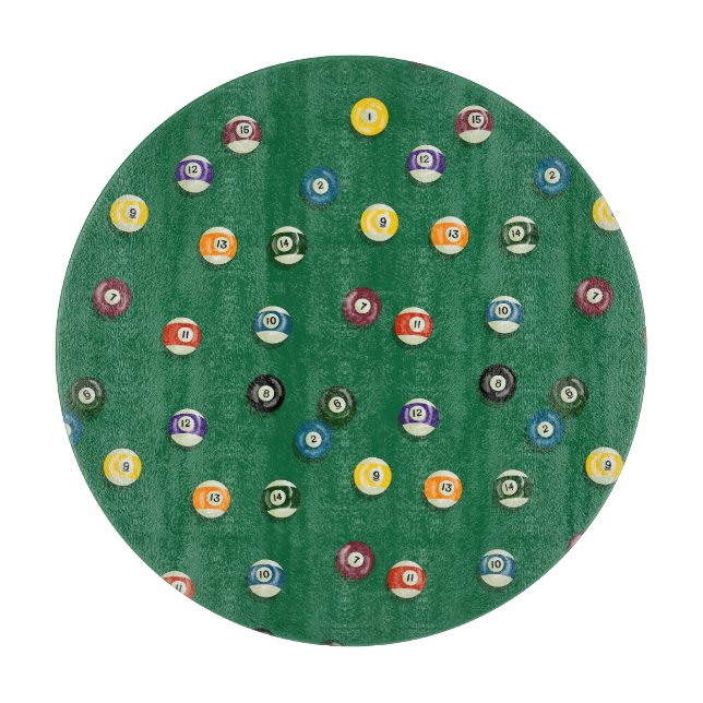 Planche À Découper Table de billard de nuit de jeu Billard Shark (Devant)