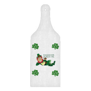 Planche À Découper Table de coupe de verre Bonne Saint Patrick's Day