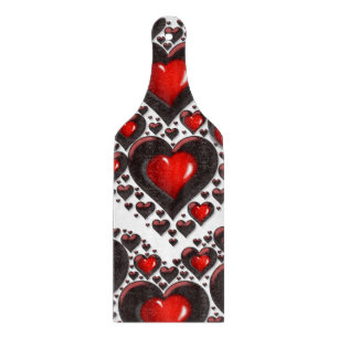 Planche À Découper Table de coupe de verre Saint-Valentin