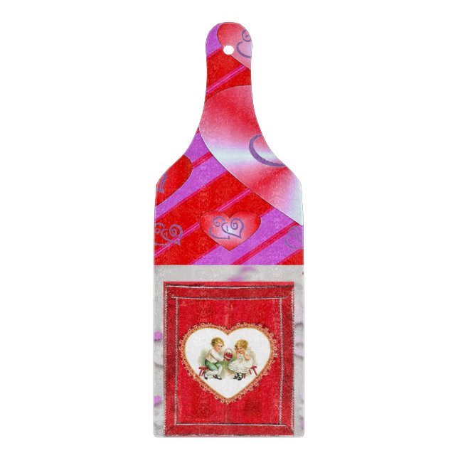 Planche À Découper Table de coupe de verre Saint-Valentin (Devant)