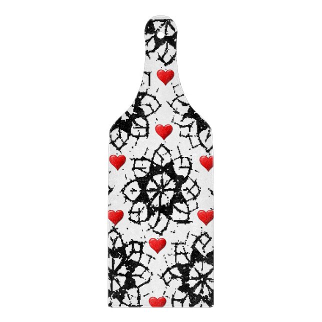 Planche À Découper Table de coupe de verre Saint-Valentin (Devant)