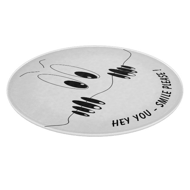 Planche À Découper Table de coupe drôle avec yeux de curiosité - Smil (Coin)