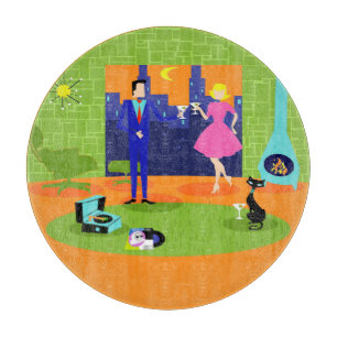 Planche À Découper Table de coupe romantique rétro