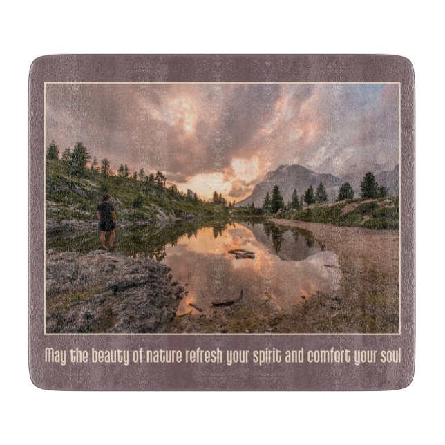 Planche À Découper Table de découpe Mountain Pond (Devant)