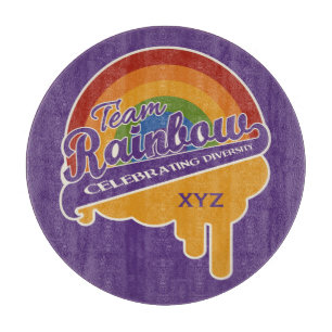Planche À Découper Table de découpe personnalisée de l'équipe Rainbow