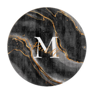 Planche À Découper Table ronde de découpe en marbre