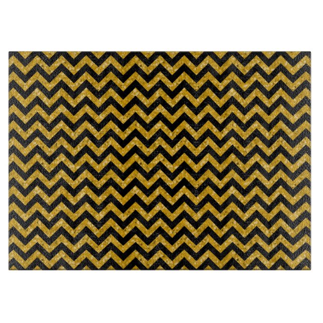 Planche À Découper Tableau de coupe Chevron Parties scintillant Look (Devant)