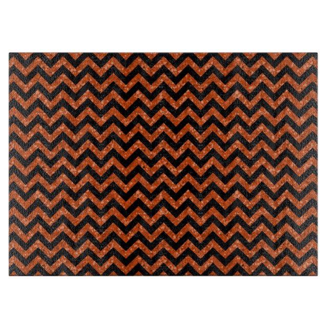 Planche À Découper Tableau de coupe Chevron Parties scintillant Look (Devant)