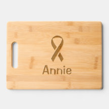 Tableau de coupe en bois à ruban pour cancer du se