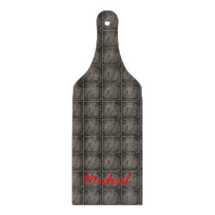 Planche À Découper Tableau de coupe en verre de pêche personnalisé