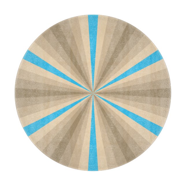 Planche À Découper Tableau de coupe en verre d'illusion d'été (Devant)