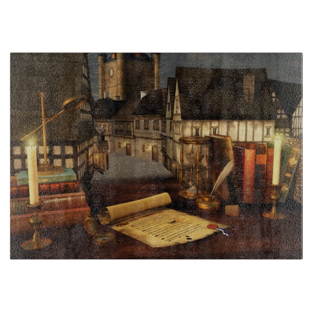 Planche À Découper Tableau de coupe Horizons Anciens (Devant)