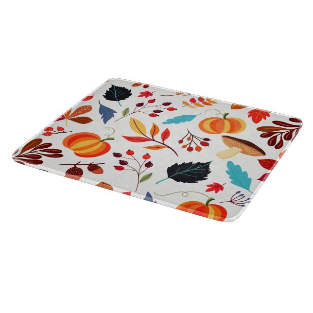 Planche À Découper Tableau de coupe Motif d'automne (Coin)