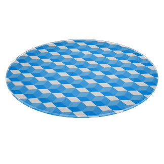 Planche À Découper Tableau de coupe - Motif de bloc en trois dimensio
