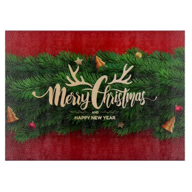 Planche À Découper Tableau de découpe de Noël (Devant)