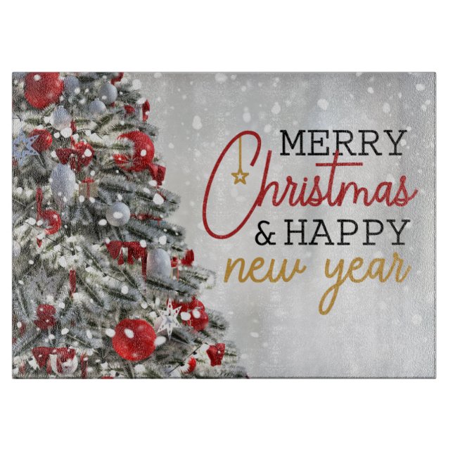 Planche À Découper Tableau de découpe de Noël (Devant)