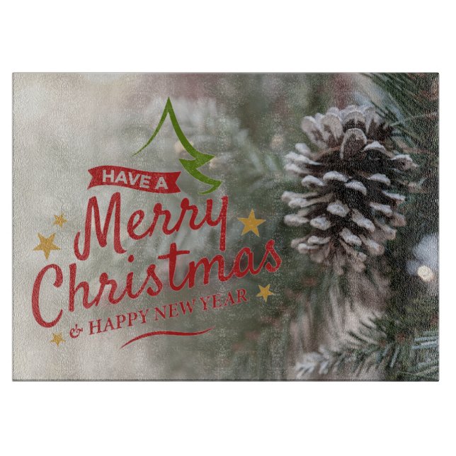 Planche À Découper Tableau de découpe de Noël (Devant)