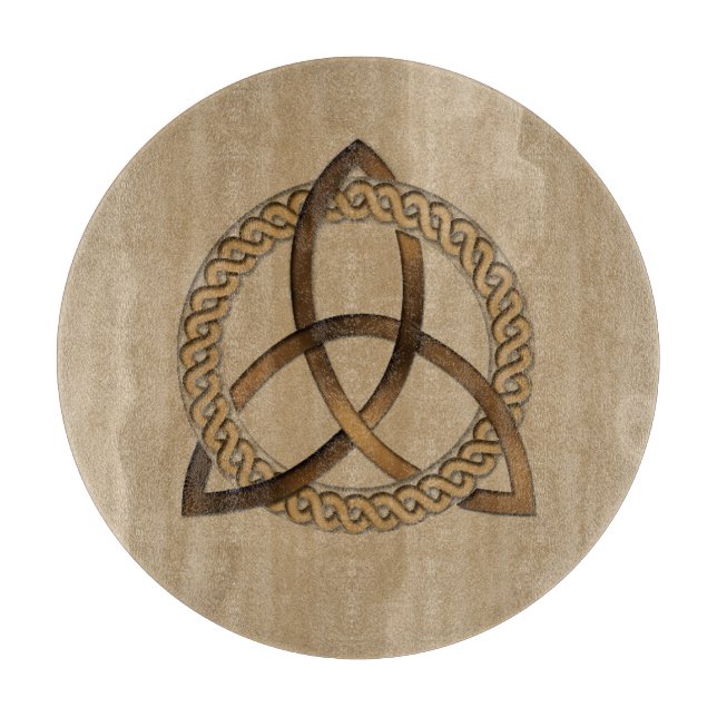 Planche À Découper Tableau de découpe de trinité triquetra celtique (Devant)