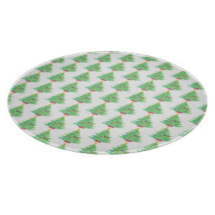 Planche À Découper Tableau de découpe des arbres de Noël