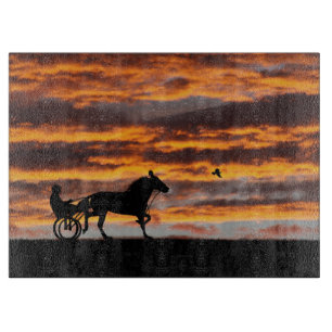Planche À Découper Tableau de découpe des chevaux de Trottinf normali