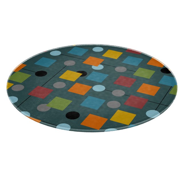 Planche À Découper Tableau de découpe - Moderne du milieu du siècle 1 (Coin)