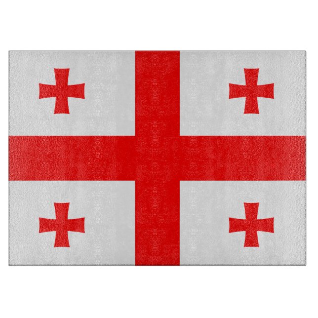 Planche À Découper Tableau de découpe patriotique avec Drapeau de Géo (Devant)