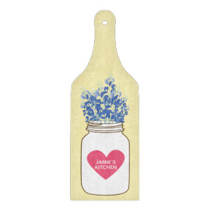 Planche À Découper Tableau de découpe personnalisé avec bleuets